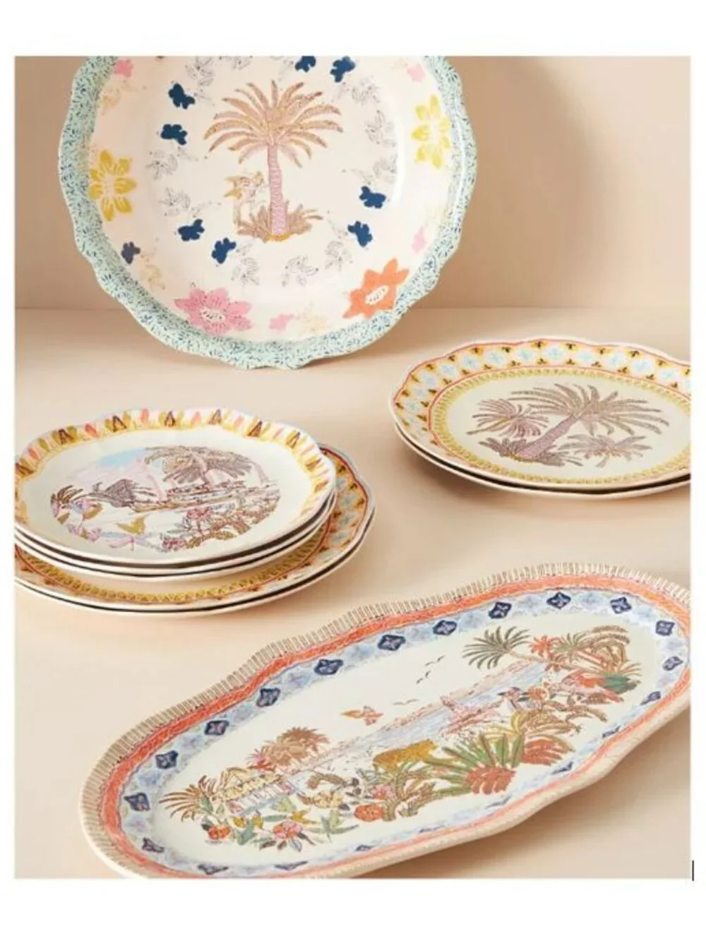 Anthropologie Vittoria Melamine Platter - New